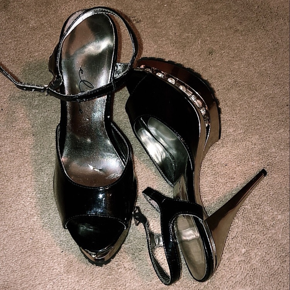 Ellie Stripper Heels